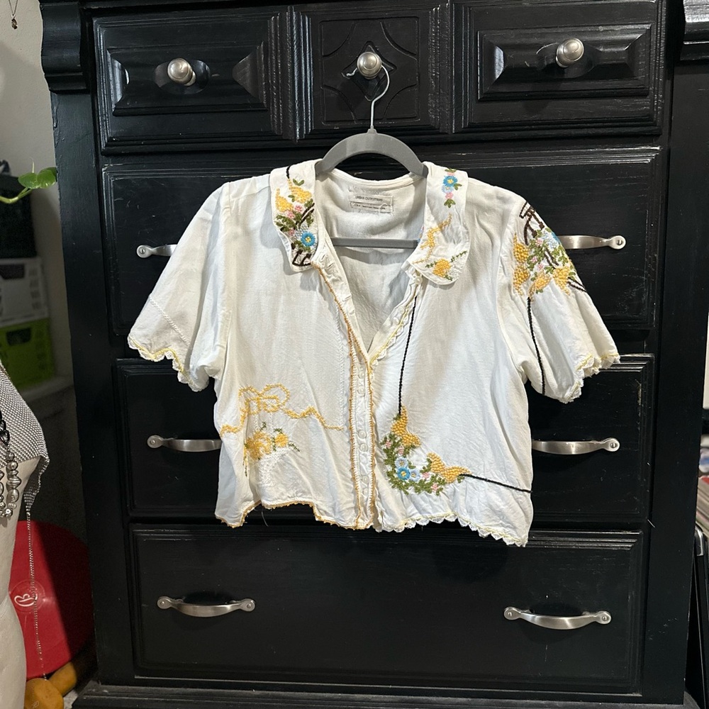 Urban Outfitters Embroidered top